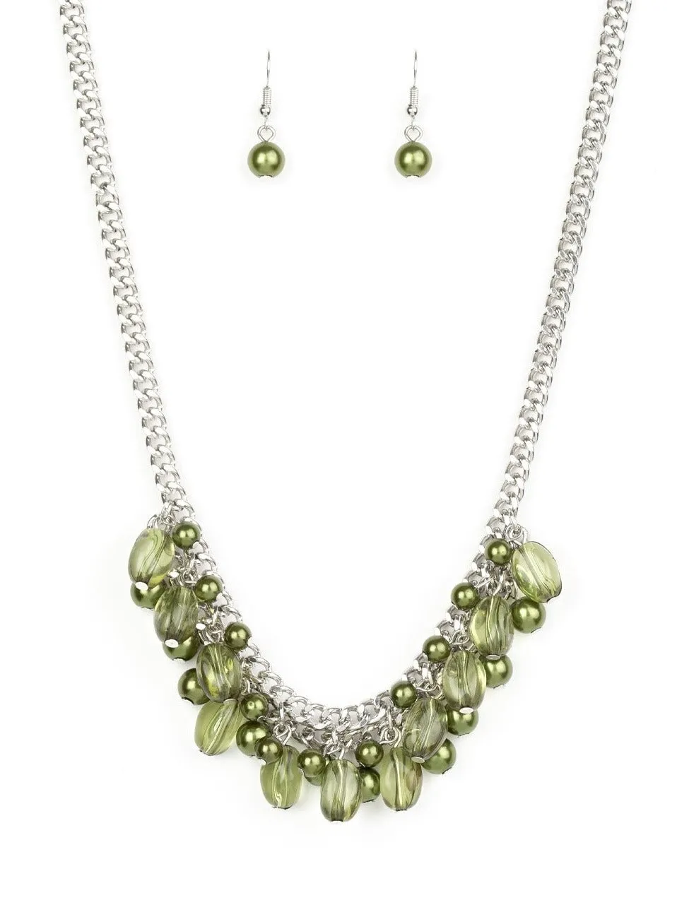 5th Avenue Flirtation Green Necklace Set