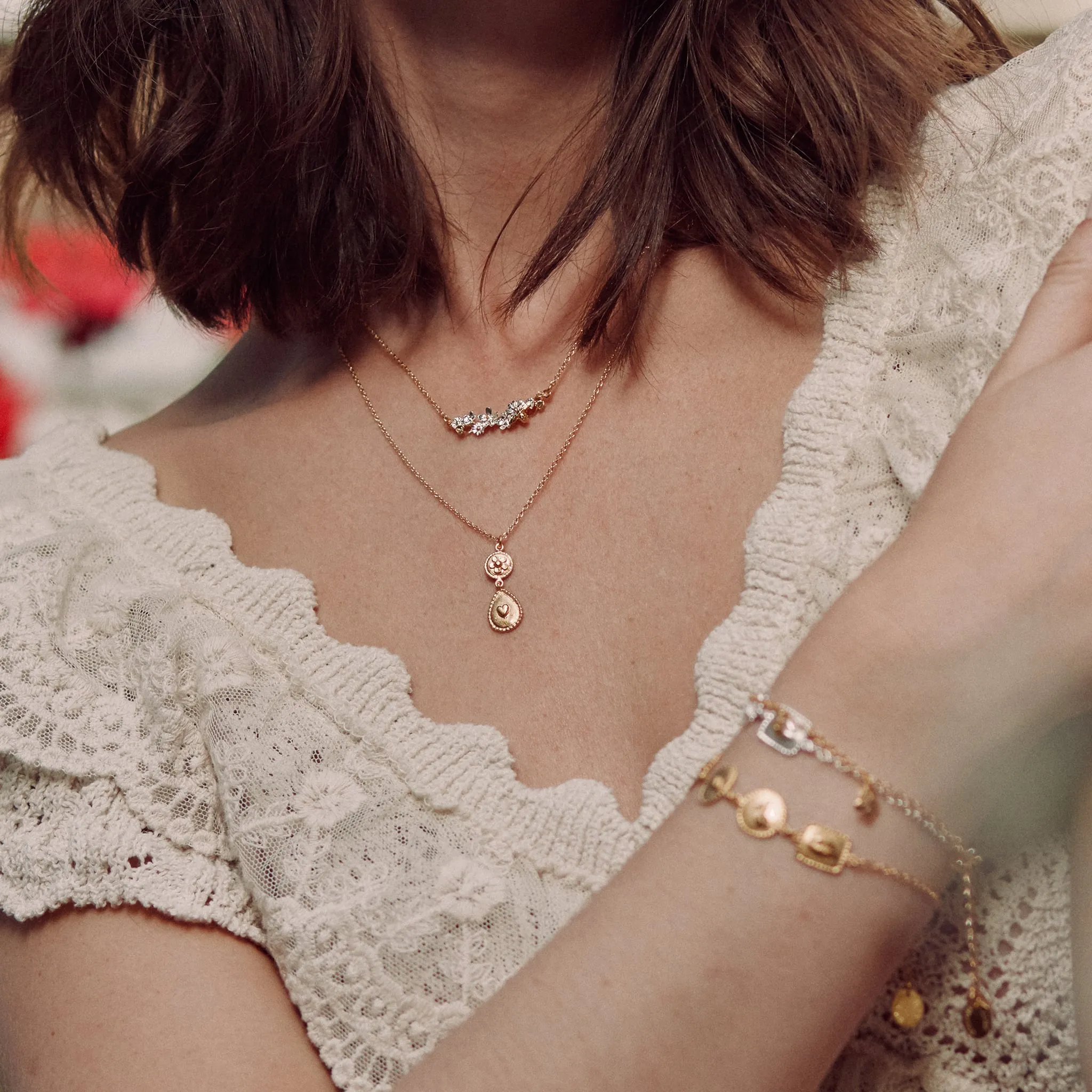 Alex Monroe Love for Nature Necklace SONN6-GP