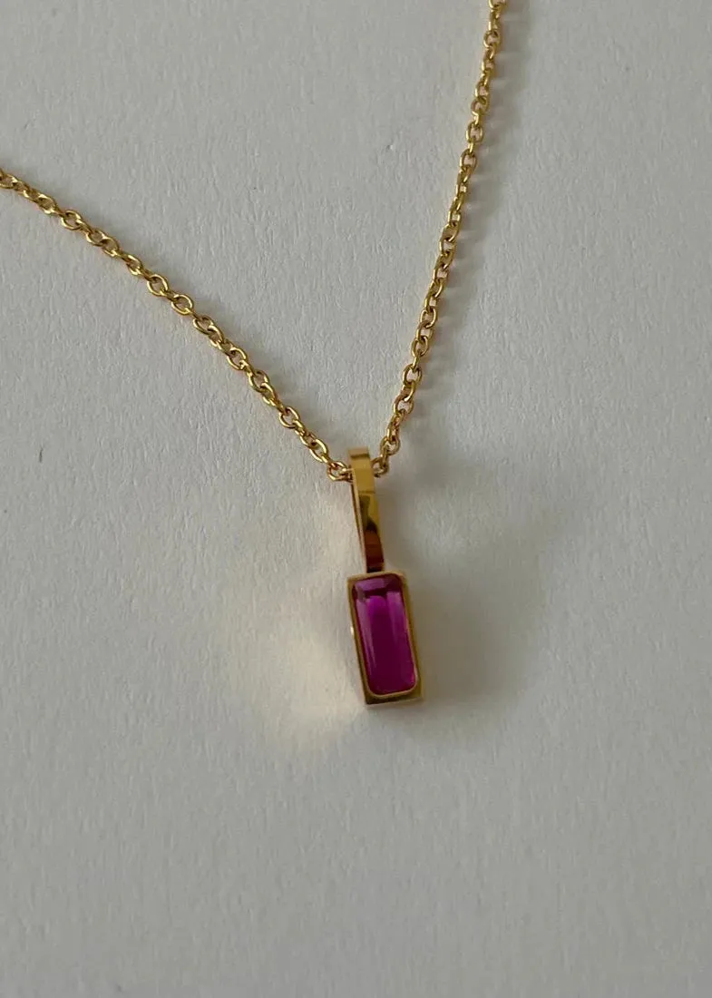 Birthstone Necklace | July