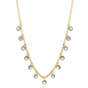 Box Fringe Necklace - Diamond