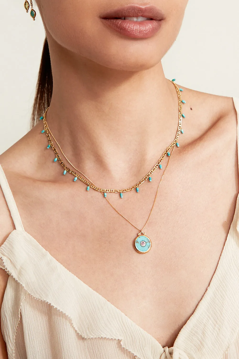 Celeste Necklace Turquoise