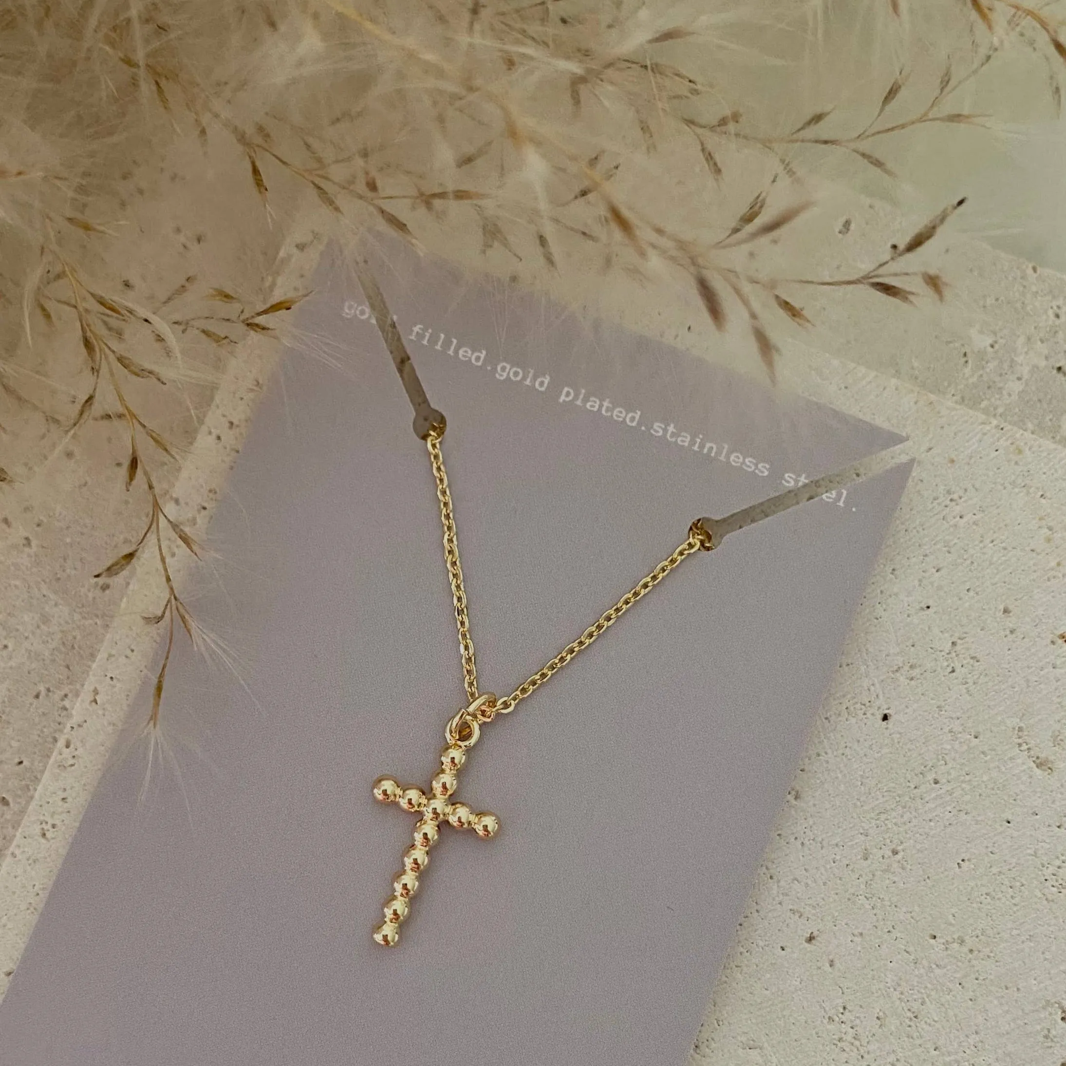 Cross Gold Filled Necklace