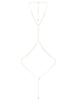 Crystal Fringe Body Chain