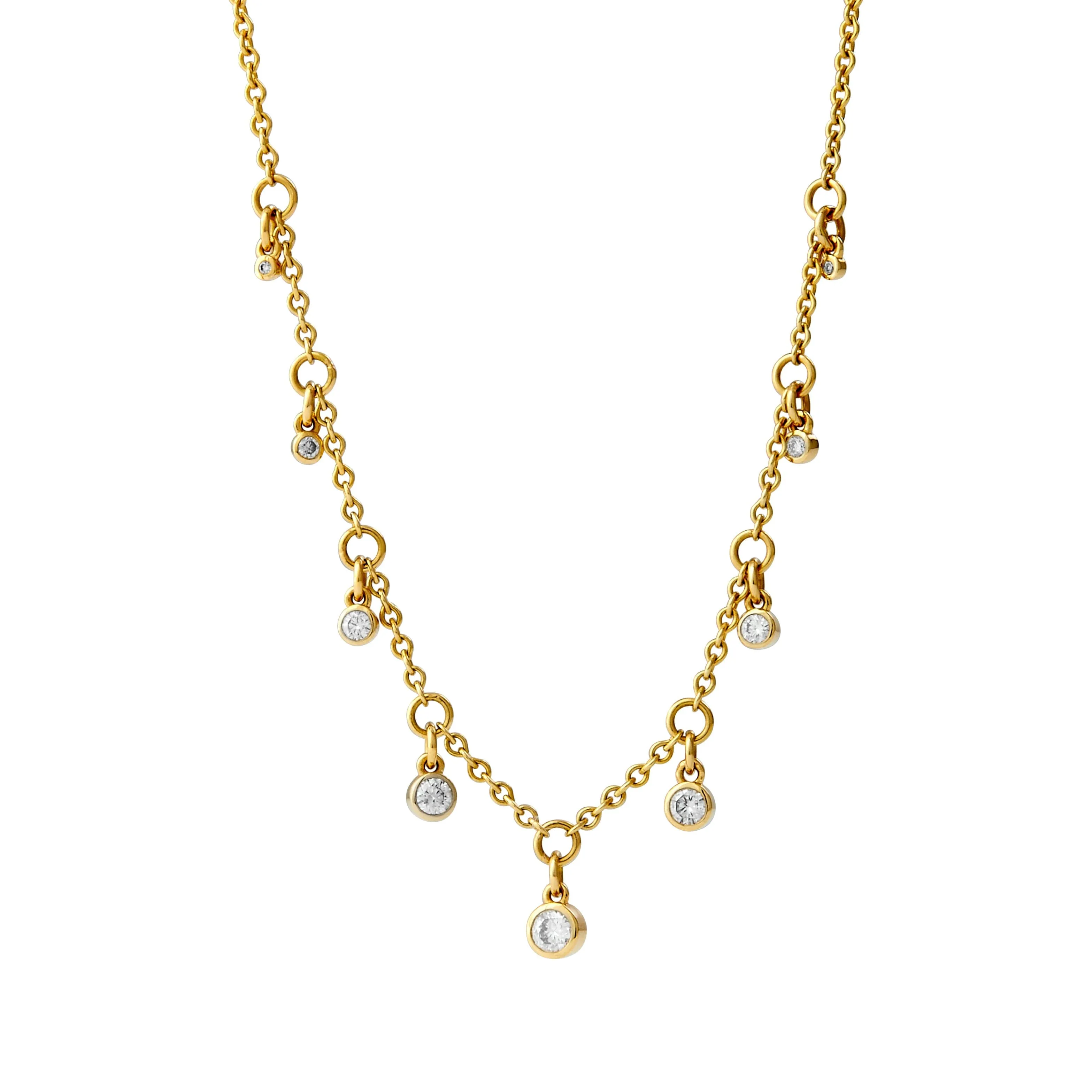 Diamond Fringe Necklace