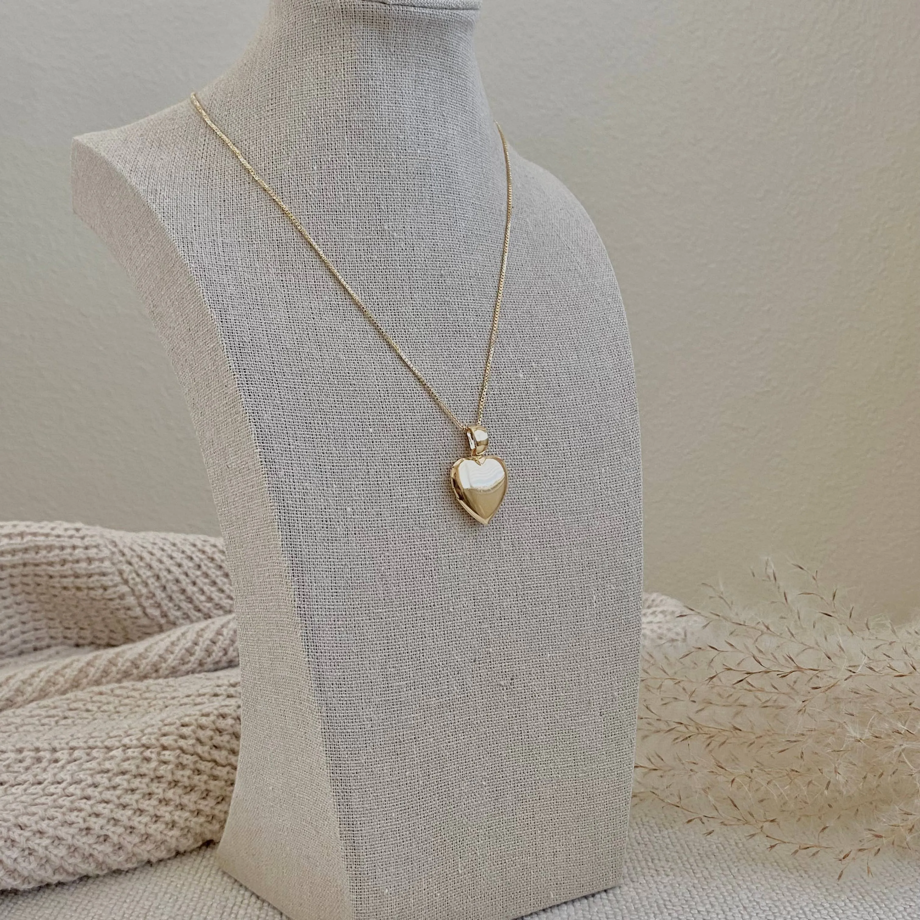 Heart Locket 18k Gold Filled Necklace