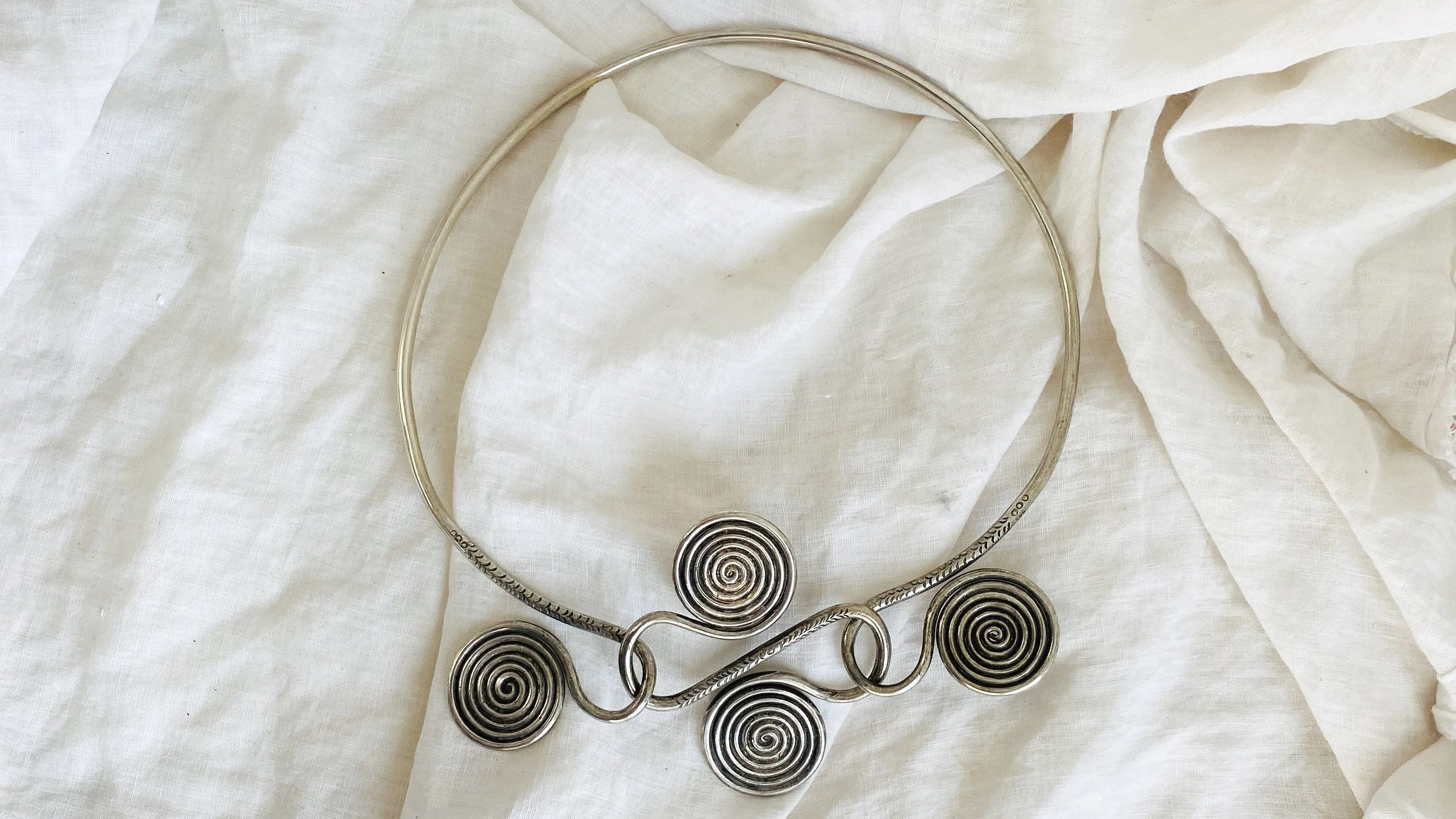 Miao Torc Necklace. Southern China