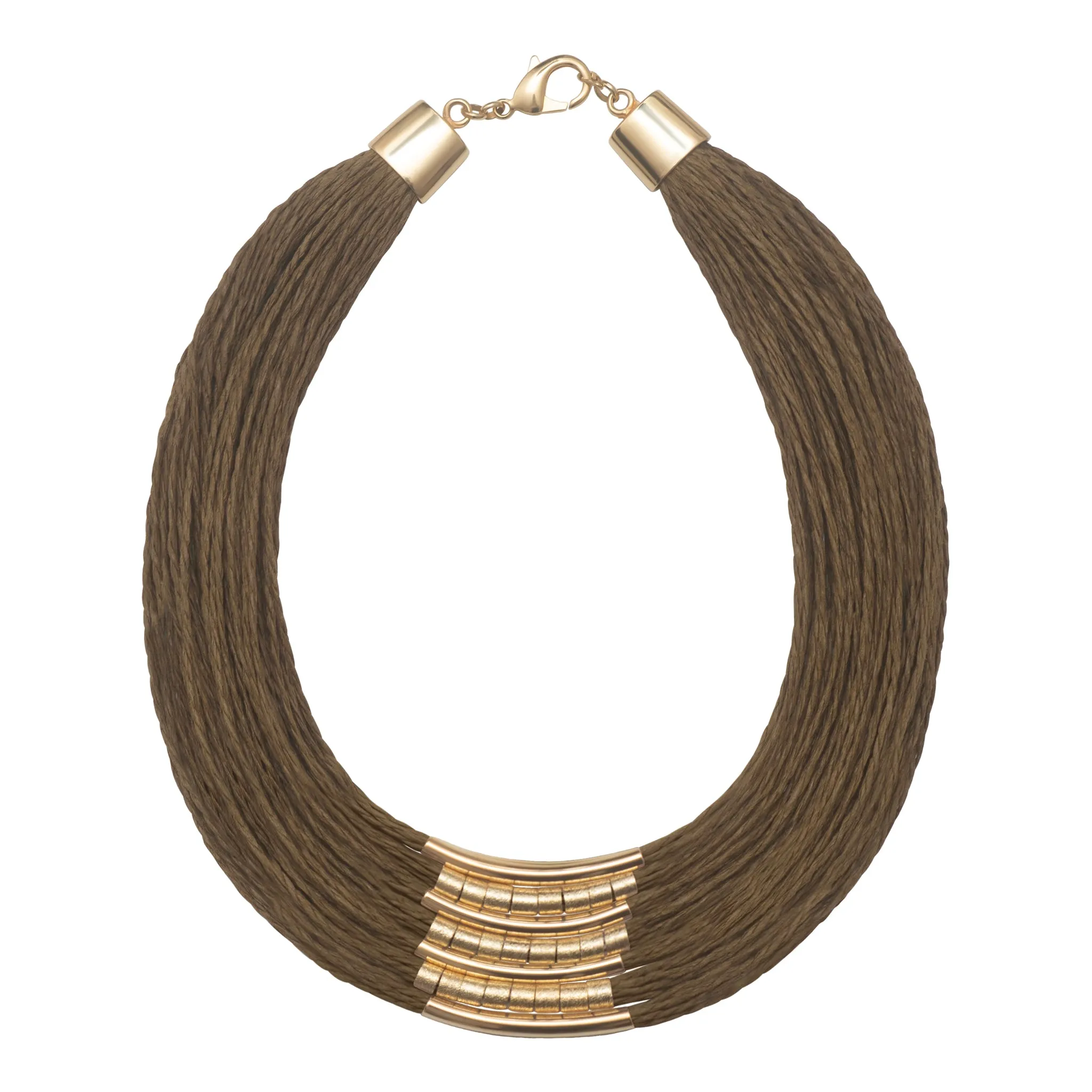 Mãos da Terra Golden Rice Straw Necklace