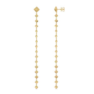 R.08® Matrix Drop Earrings | Yellow Gold