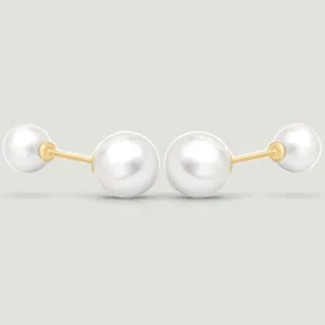 Reversible Pearl Studs