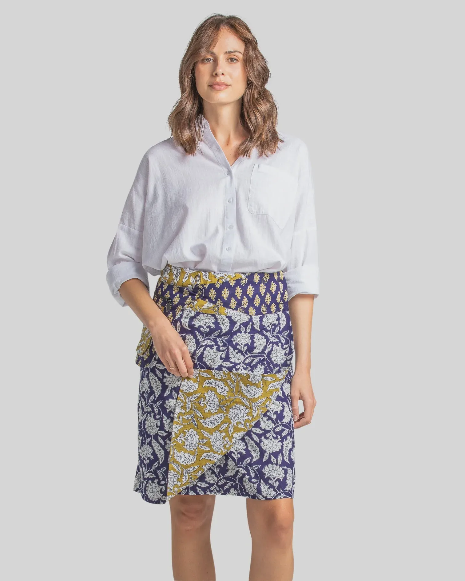 Rosanna Long Skirt - Sapphire Kamal
