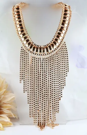 The Gold Fringe Necklace