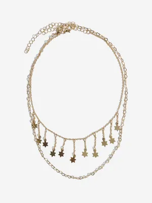 Westside Accessories Gold Star Charm Necklace - Pack of 2