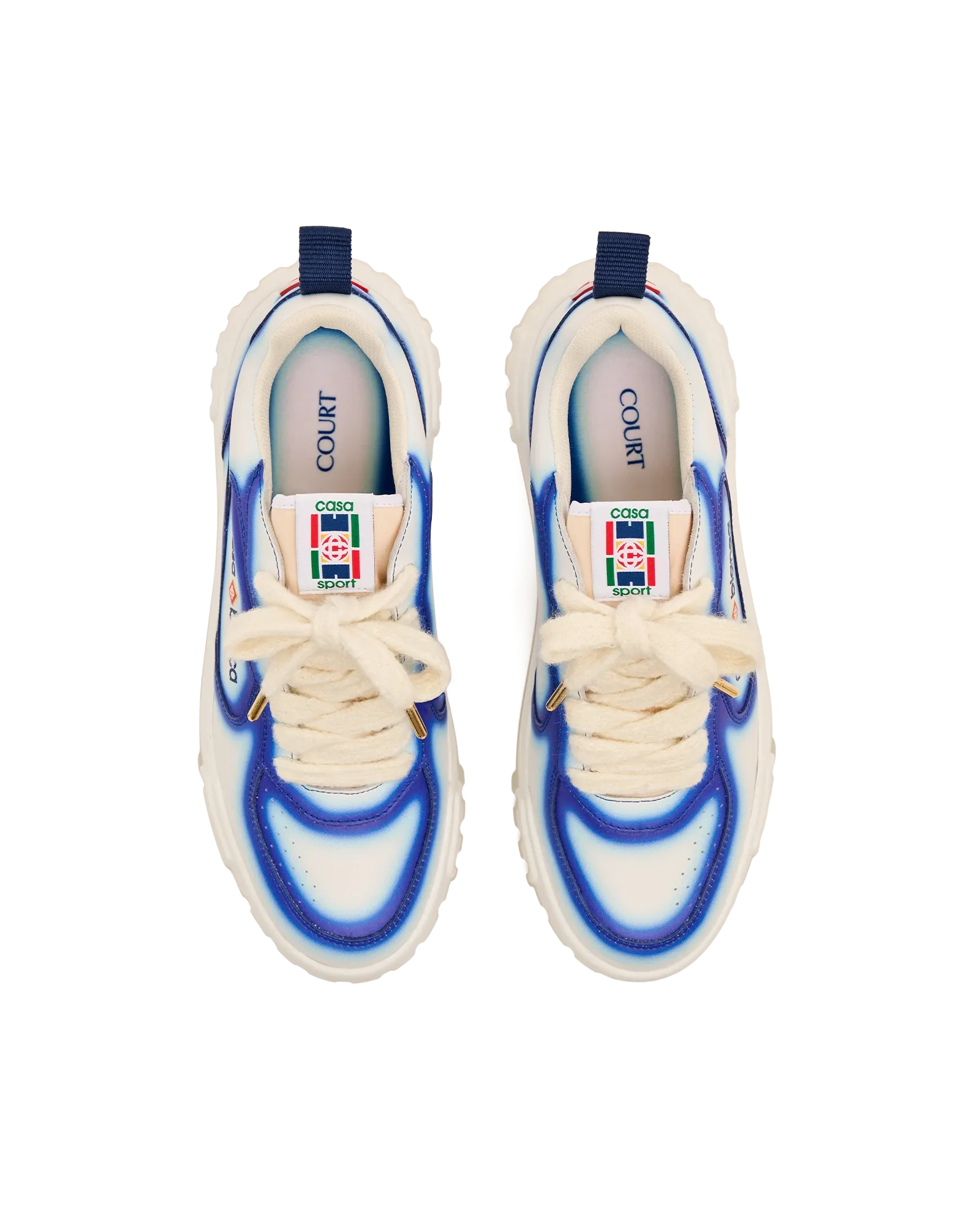 Women's Court Blue Fade Sneaker