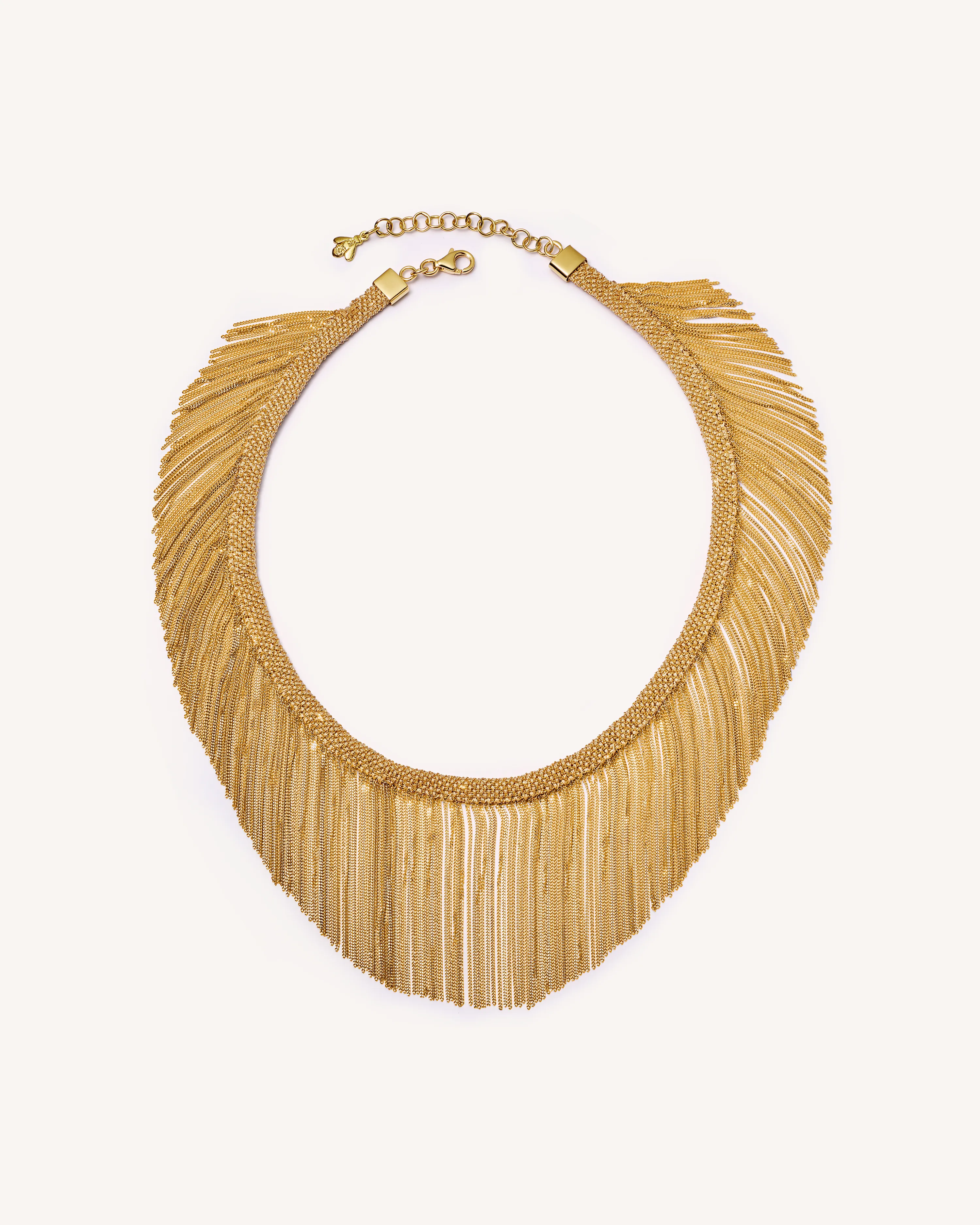 Woven Fringe Necklace